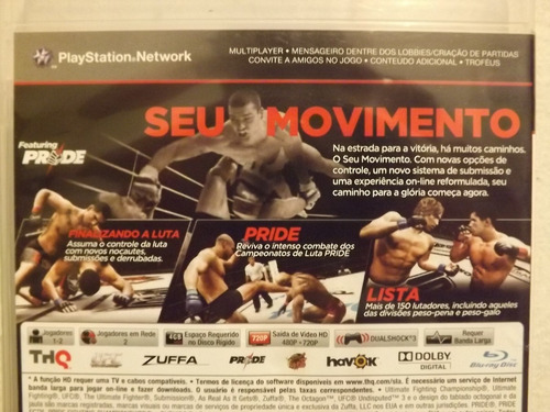 Ps3 Ufc Undisputed 3 - 100% Em Português - Completo...