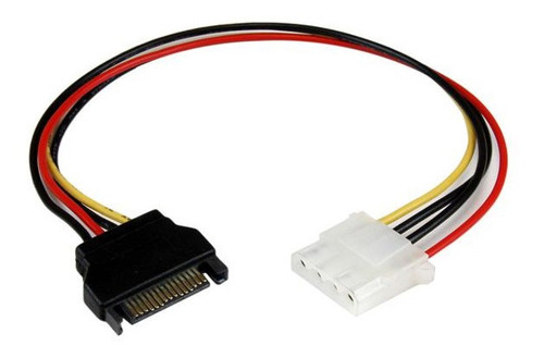 Cable Energia 4pin Molex Hembra 15pin Sata (30cm) Startech