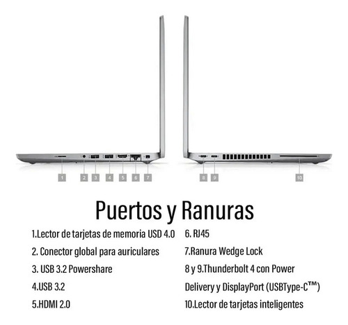 Dell Latitude 5420 Intel Core I5 1145g7 16g Ram 512g Win11 Gris (Reacondicionado)