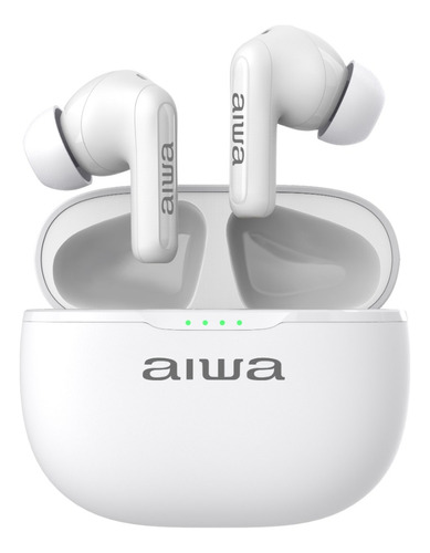 Auriculares In-ear Inalámbricos Aiwa Aw-twsd4 Blanco Color de la luz Verde