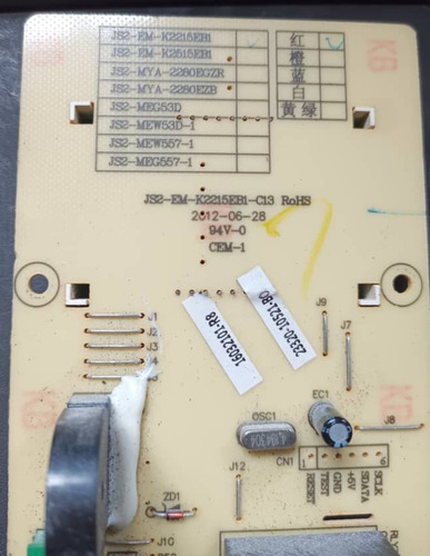 Imagen 3 de 5 de Tarjeta Electrónica De Microondas Haier
