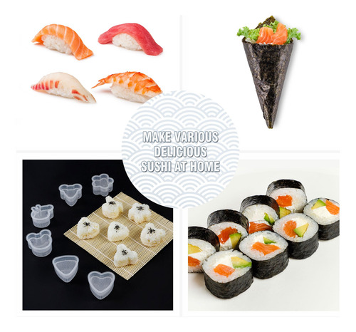 Kit De Fabricación De Sushi 27 En 1 Para Principiantes