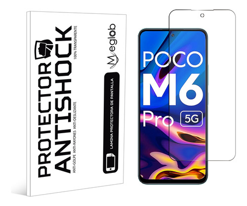 Protector De Pantalla Antishock Para Xiaomi Poco M6 Pro