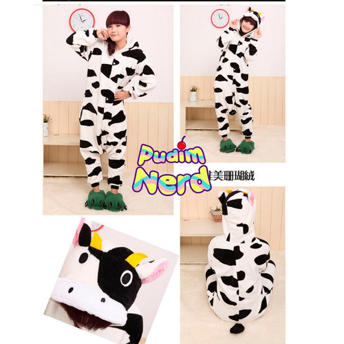 Vaca Vaquinha Pijama Macacão Kigurumi - Pronta Entrega