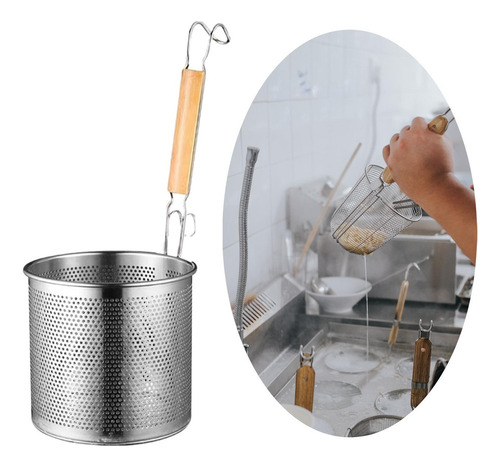 /colador De Alimentos, Cesta For Mango Redondo 20 Cm.