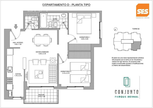 A Estrenar!! Venta De Departamento 3 Ambientes, Piscina, Sum, Parrillas En Bernal