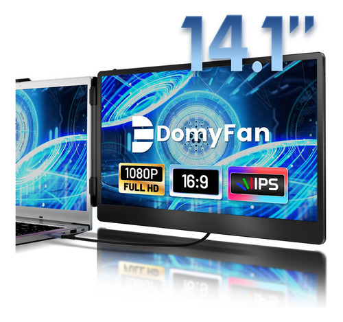 Extensor De Tela Para Laptop Domyfan Full Hd Ips De 14,1 Pol