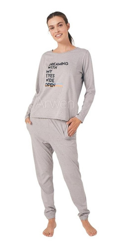 Pijama Invierno Sweet Lady Mujer C/ Bolsillo - Art. 2665-21