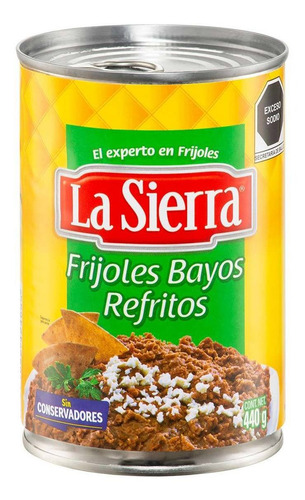 Frijoles La Sierra Bayos Refritos 440g