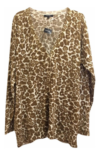 Saco Marca George Animal Print. Talle Xxl