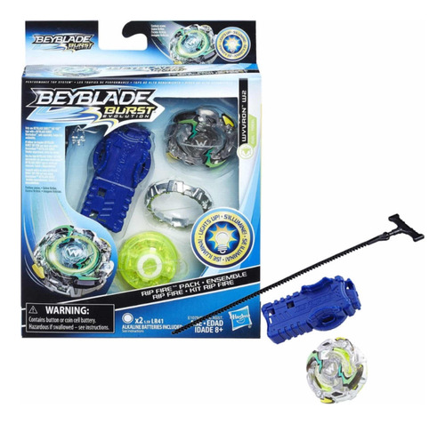 Beyblade Burst Evolution Wyvron W2 Con Luces Rip Fire Set