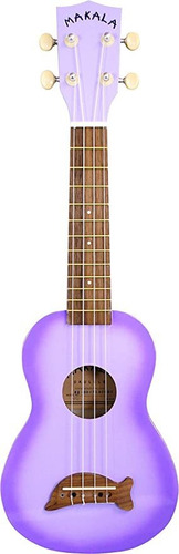 Kala Makala Dolphin - Ukelele Soprano Con Bolsa, Color Mora.