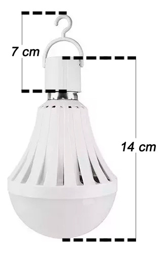 Foco Led Recargable De Emergencia 900 Lm Santul