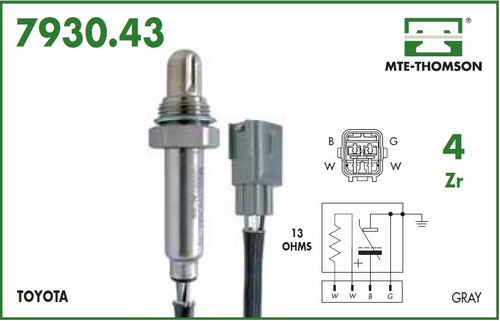 Sonda Lambda Toyota Corolla Rav4 2.0 16v Hasta 2003 Precatal