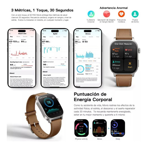 Smartwatch Scykei By Calvin Klein Movis Amoled 2,1 Curvo