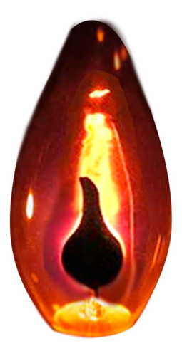 Imagem 5 de 7 de 5 Lâmpada Vela Chama Decorativa 3w 110v E14 Neon Flicker