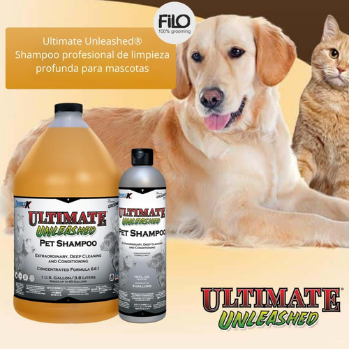 Shampoo Double K Ultimate Unleashed Shampoo Limpieza Extrema