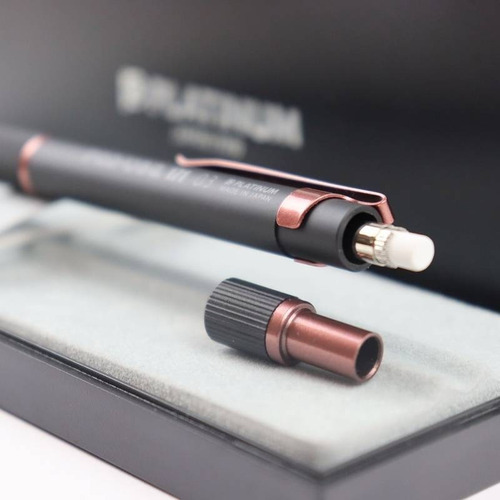 Lapiseira Platinum Pro-use 171 Matte Black & Copper 0.3mm