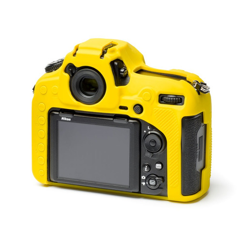 Carcasa Silicon Easycover Amarillo Nikon D850 + Mica Lcd