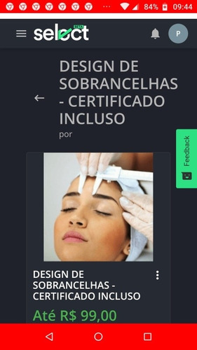 Imagem 1 de 3 de Design De Sobrancelhas - Certificado Incluso