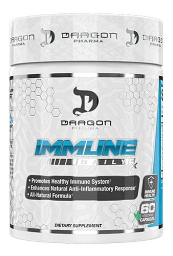 Immune Daily Rx 60 Caps Dragon Soporte Sistema Inmunológico