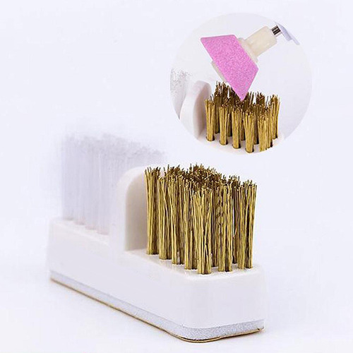 Cepillo De Limpieza De Brocas Para Decoración De Uñas,
