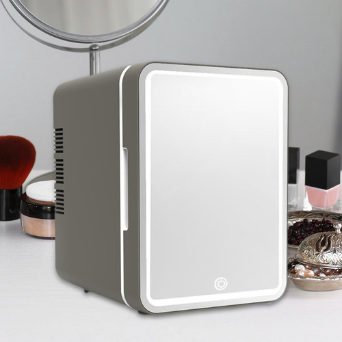 Mini Refrigerador Compacto Refrigerador 4l Alimentos Gris