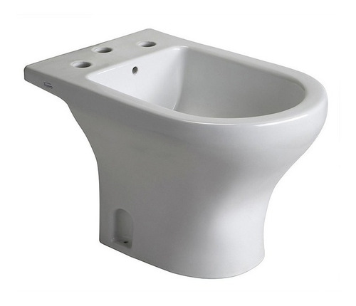 Bidet Ferrum Veneto Bta3j Griferia 3 Agujeros Loza Blanco