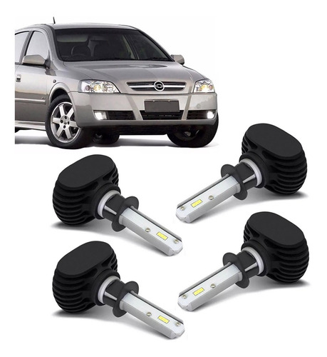Imagem 1 de 5 de Kit Ultra Led Astra 2010 2011 2012 2013 Foco Duplo 6000k