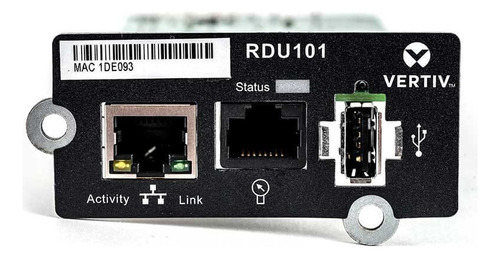 Vertiv Tarjeta De Red Intellislot Rdu101, 100mbit/s, 1puerto
