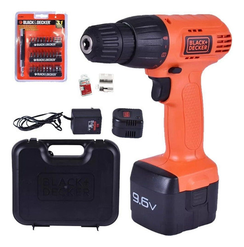 Furadeira Parafusadeira 9,6v 31 Acess Black+decker Cd961k31 Bivolt