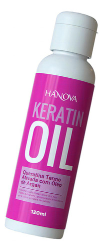 Keratin Oil Óleo De Queratina Termo Ativada Hanova 120ml