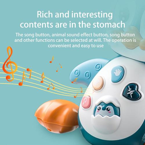 Brinquedos Musicais Baby Penguin Com Música E Luzes Infant C