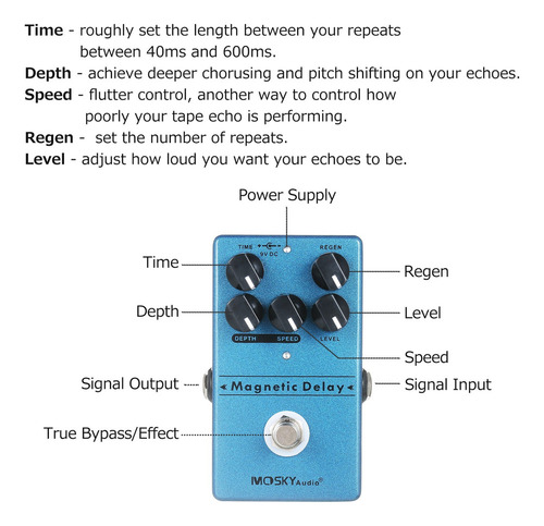 J Efeitos De Guitarra De Pedal De Efeito De Reverberação