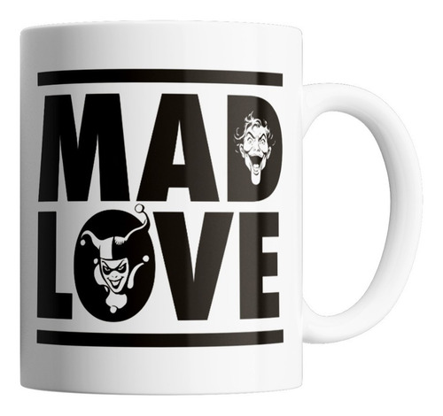 Taza De Cerámica - Joker Harley Quinn San Valentin