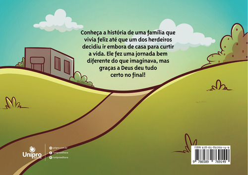 El hijo pródigo, El - Para colorear: para colorear, de Sandra Gouvea., vol. 1. Editorial Unipro, tapa blanda en portugués