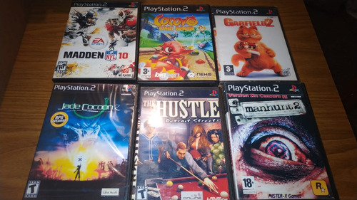 Juegos Ps2 Con Caja, Caratula , Disco Con Dibujo (Usado)