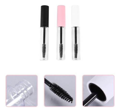 32pcs Tubo De Rímel Vacío 10 Ml Envase De Pestañas Con Embud