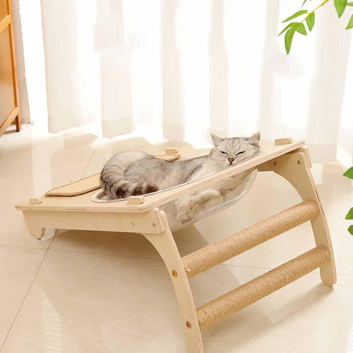 Rampa De Gato Y Acogedora Ventana De Nido Hammock