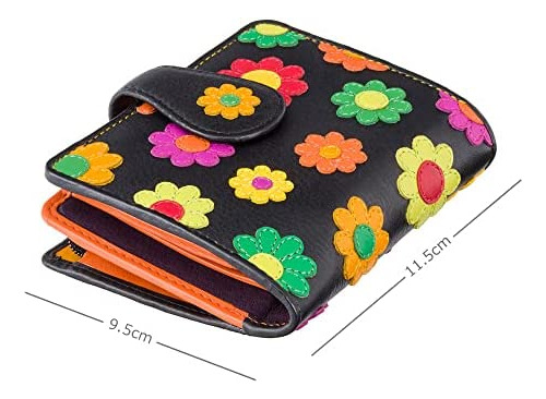 Visconti Sunshine Ds-80 Cartera Plegable Floral Multicolor P