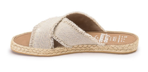 Imagen 4 de 10 de Sandalia Dama Mujer Cross Lurex Cruda Verano Chimmy Churry