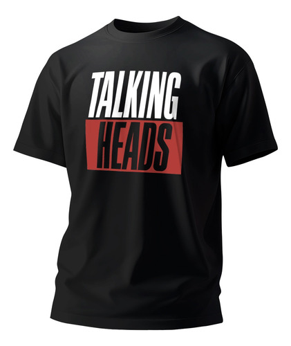 Camiseta Masculina Talking Heads Banda Rock 100% Algodão