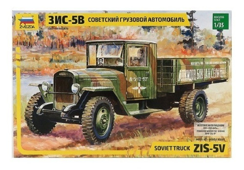 Zis - 5b Ww2 Camión Soviético By Zvezda # 3529 1/35