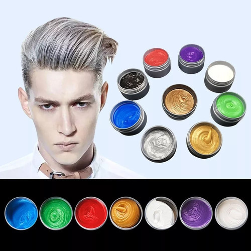 Cera Para Cabello De Colores Temporal (se Quita Con Agua)