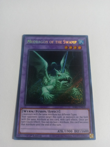 Mudragon Of The Swamp - Secret Rare    Ra01