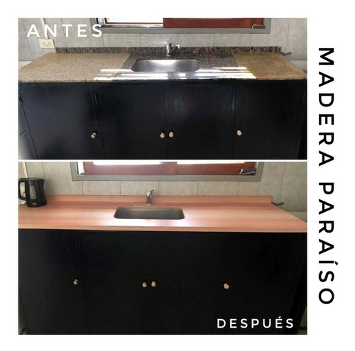 Imagen 10 de 10 de Vinilo Autoahdesivo Laminado Para Mesada Mármol Madera