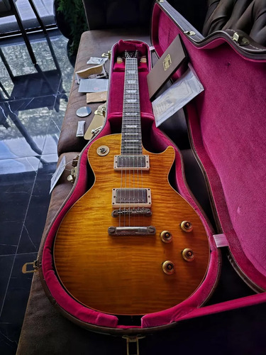 Gibson Les Paul 1959 Historic Custom Shop R9 59 Green Lemon Diestro Green Lemon Rosewood (Usado)