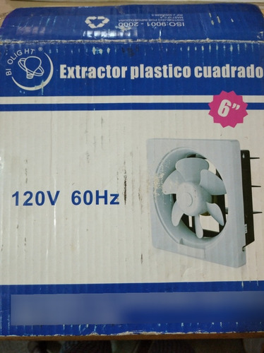 Extractor Plástico Cuadrado 6  Biolight