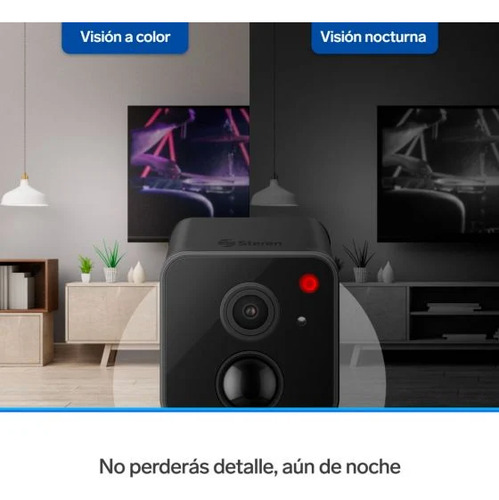 Mini Camara Wi-fi Fija Recargable 2mpx Negro