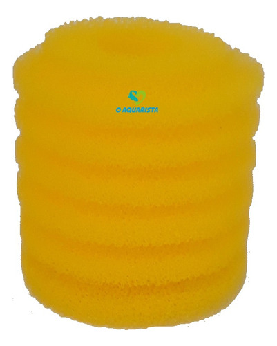 2 Esponja Amarela Refil P/filtro Interno Ace Pet/xilong/boyu